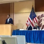 Matthew L. Evans speaking at 2024 Treasury IRS Hearing on DAFs